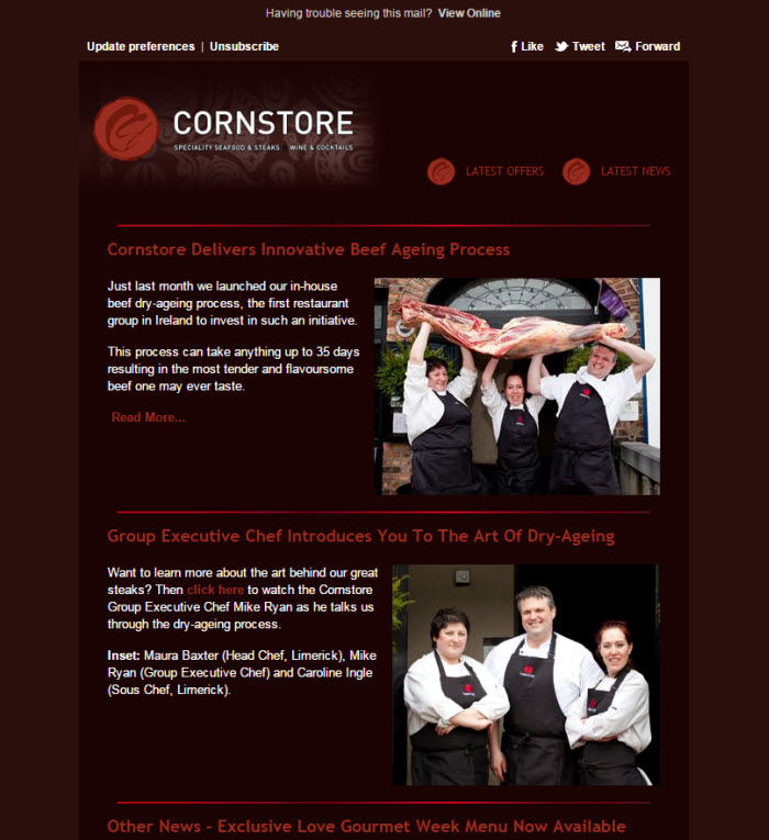 Irish email marketing